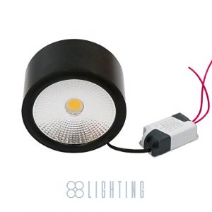Đèn lon hay đèn ống bơ 12W ánh sáng trắng, vàng Phi 115 mm