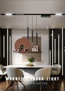 Đèn rọi đèn ray nam châm thực tế - ảnh thi công đèn rọi ray nam châm1