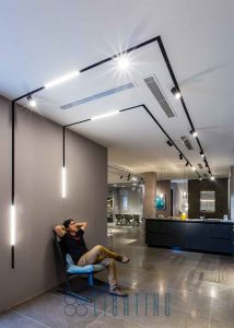 Đèn rọi đèn ray nam châm thực tế - ảnh thi công đèn rọi ray nam châm1